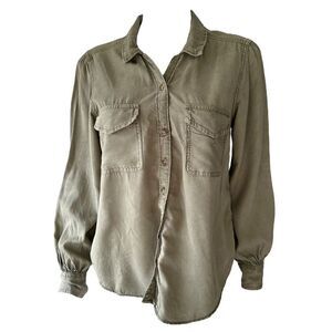 Abercrombie Women ‘s Button-down Shirt, M